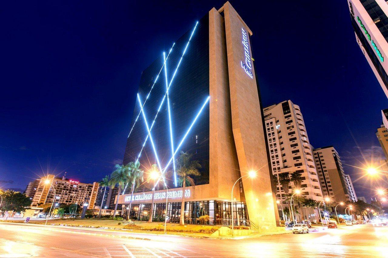 Cullinan Hplus Premium Brasília Exteriér fotografie The hotel at night