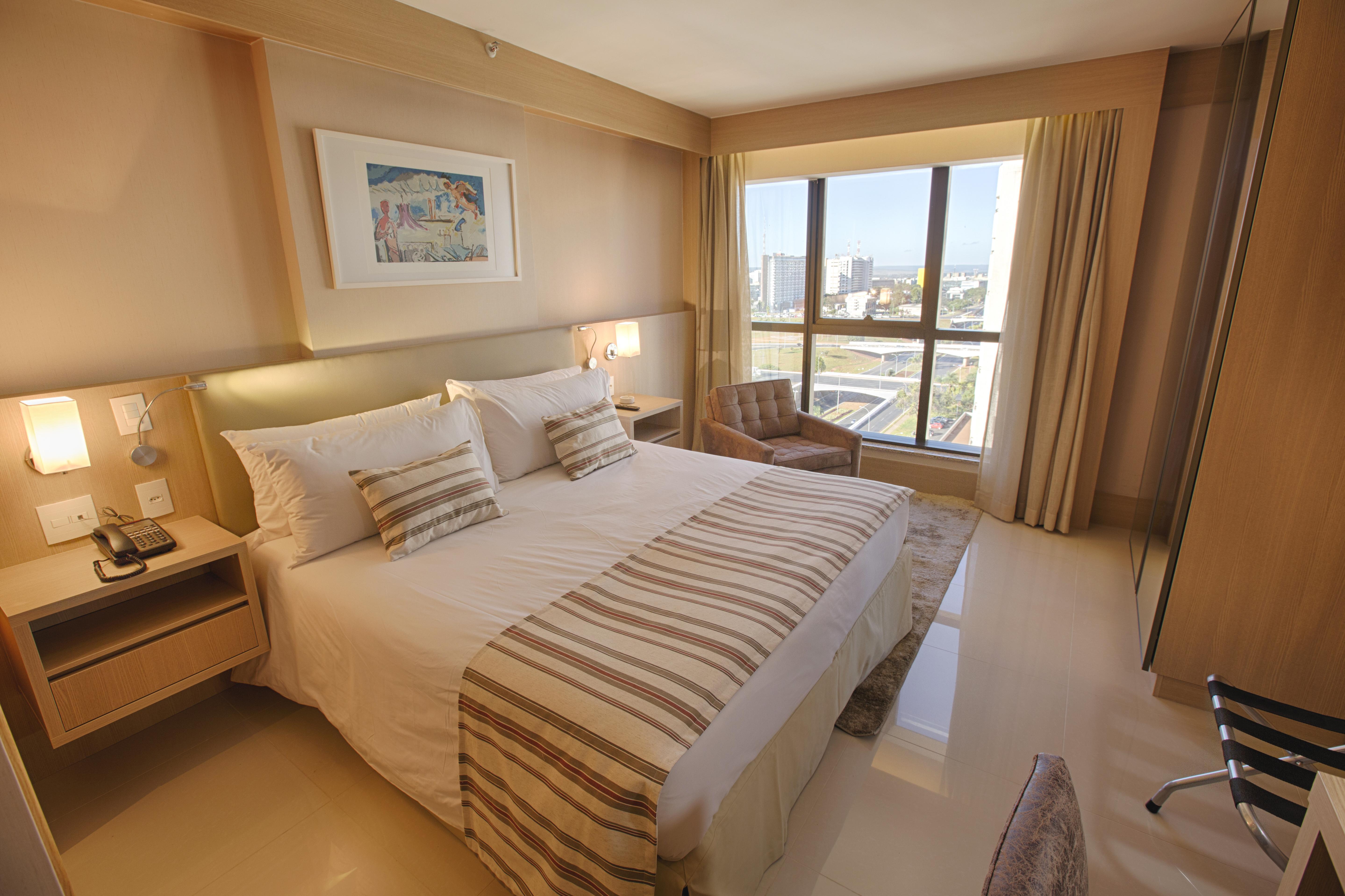 Cullinan Hplus Premium Brasília Exteriér fotografie A bedroom at the hotel